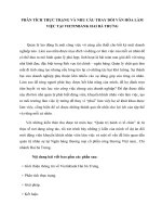 Phân tích thực trạng và nhu cầu thay đổi văn hóa làm việc tại vietinbank hai bà trưng 