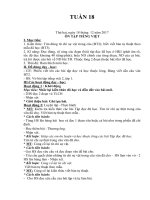 Giáo án lớp 2 soạn theo phát triển năng lực tuần 18