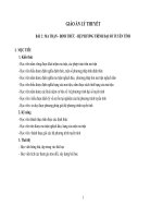 ĐẠI SỐ BÀI 2: MA TRẬN, ĐỊNH THỨC hệ PHƯƠNG TRÌNH đại số TUYẾN TÍNH