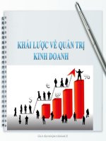 Quản trị kinh doanh chương 5