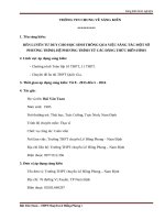 SKKN RÈN LUYÊN TƯ DUY CHO HỌC SINH THÔNG QUA VIỆC SÁNG tác một số PHƯƠNG TRÌNH, hệ PHƯƠNG TRÌNH từ các ĐẲNG THỨC điển HÌNH