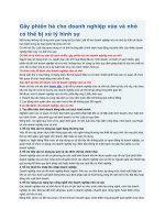 Gây phiền hà cho doanh nghiệp vừa và nhỏ có thể bị xử lý hình sự