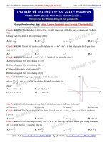 01 2018 DE THI THU chuyen VP lan 1  2018 