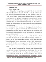 SKKN Một số biện pháp nâng cao chất lượng vệ sinh an toàn thực phẩm trong trường Mầm non