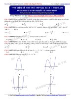 01 2018 DE THI THU THPT NGUYEN TAT THANH HA NOI  LAN  2018 