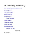 So sánh bài thơ Sóng và Vội vàng