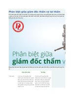Phân biệt giữa giám đốc thẩm và tái thẩm