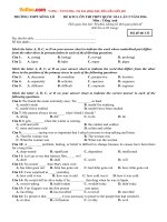 de thi thu thpt quoc gia nam 2016 mon tieng anh truong thpt song lo vinh phuc lan 2 