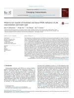 Prevalence of historical and replacement brominated flame  2017 emerging con