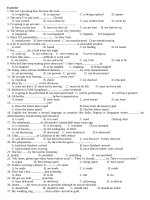 50 câu hỏi TRẮC NGHIỆM ôn THI TIẾNG ANH THPT QUỐC GIA 