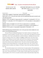 de thi thu thpt quoc gia nam 2016 mon tieng anh truong thpt chuyen dai hoc vinh nghe an lan 3 