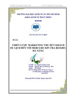 Chiến lược marketing thu hút khách du lịch đến với mercure sơn trà resort, đà nẵng
