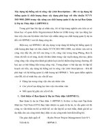 Xây dựng hệ thống mô tả công việc (Job Descriptions - JD) và áp dụng hệ thống quản lý chất lượng được xây dựng phù hợp với tiêu chuẩn