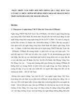 Phát triển tầm nhìn đổi mới  thông qua việc đào tạo cán bộ và điều chỉnh mô hình triển khai kế hoạch phát triển kinh doanh chi nhánh GPBank