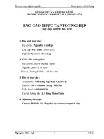 LVHS 2011 kỹ thuật phục vụ nhà hàng SQUARE COOFFE 