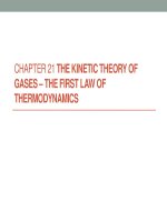 Lecture 8   the kinetic theory of gases