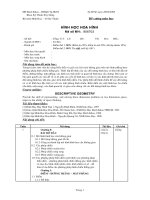 đề cương hình họa luyện thi