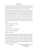 Tài liệu môn Năng Lượng Tái Tạo: Thiết kế hệ thống phát điện dùng Biogas