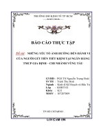 Đo lường sự thỏa mãn của khách hàng đối với căn hộ có giá trung bình tại thành phố hồ chí minh 