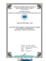 Giải pháp hoàn thiện văn hóa doanh nghiệp tại công ty liên doanh hội chợ và triển lãm sài gòn 