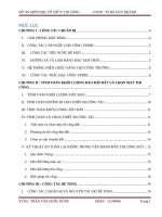 ĐỒ ÁN KĨ THUẬT TỔ CHỨC THI CÔNG