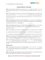 hình học phẳng chuyên đề tam giác