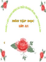 Bài giảng Powerpoint học kì 1 lớp 3:Tap docnho lai buoi dau di hoc