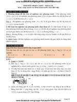 CASIO_BÀI 7_BÀI TOÁN TƯƠNG GIAO GIỮA HAI ĐỒ THỊ