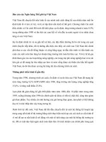 Báo cáo của Ngân hàng Thế giới tại Việt Nam economic