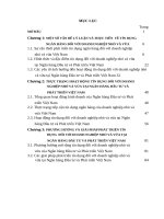 Luận Văn Tín Dụng Đối Với Doanh Nghiệp Vừa Và Nhỏ Tại Ngân Hàng