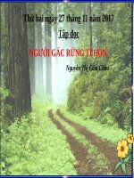 Nguoi gac rung ti hon xuan 