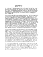 Phân tích truyện ngắn Hai đứa trẻ