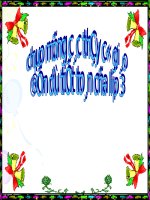 Bài giảng Powerpoint học kì 1 lớp 3:Tiet 33 gap mot so len nhieu lan