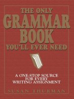 The only grammar book you will ever need