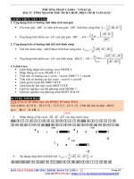 CASIO_BÀI 27_TÍNH NHANH THỂ TÍCH CHÓP, DIỆN TÍCH TAM GIÁC