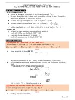 CASIO_BÀI 29_TÍNH NHANH CÁC PHÉP TOÁN CƠ BẢN SỐ PHỨC