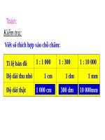 Ung dung cua ti le ban do 