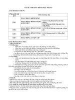 Giáo án chủ đề phương trình mặt phẳng trong không gian