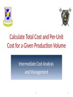 Slides 2 1 calculate total cost and per unit cost for a giv 