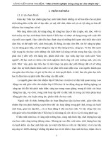 SKKN Một số kinh nghiệm trong công tác chủ nhiệm lớp