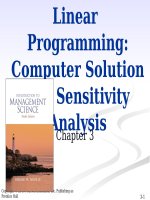 Introduction to management science  10e by bernard taylor chapter 03 