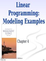 Introduction to management science  10e by bernard taylor chapter 04 