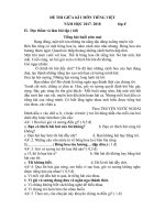 ĐỀ THI GIỮA KÌ I LỚP 41 năm học 17- 18