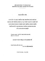 Cơ cấu và đặc điểm thị trường bán hàng mỹ phẩm (FMCG) tại việt nam và một số giải pháp hoàn thiện hệ thống phân phối nhằm đẩy mạnh hoạt động kinh doanh của doanh nghiệp 