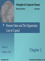 Principles of cororate finance 6th brealey myers chapter 02 