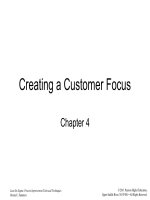 Lean six sigma process improvement tools and techniques by donna summers chapter 04 