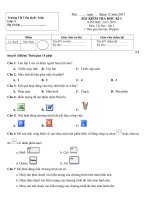 Bộ đề thi học kì 1 lớp 3 năm 2017   2018 theo thông tư 22 