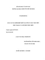 Báo cáo tài chính hợp nhất tại công ty may việt tiến thực trạng và giải pháp thực hiện 