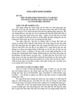 MỘT SỐ BIỆN PHÁP THAM MƯU VÀ CHỈ ĐẠO  XÂY DỰNG TRƯỜNG ĐẠT CHUẨN QUỐC GIA CỦA NGƯỜI HIỆU TRƯỞNG