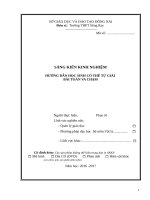 SKKN HƯỚNG DẪN HỌC SINH CÓ THỂ TỰ GIẢI  BÀI TOÁN VA CHẠM